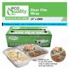 12 Inch x 2000 Feet Plastic Film Roll Clear Food Wrap Roll Commercial Plastic Wrap Film Cutter Box Food Service Packaging Wrap for Restaurants, Kitchen, Travel, Catering, Party and Events (3) view 3