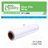 12 Inch x 2000 Feet Plastic Film Roll Clear Food Wrap Roll Commercial Plastic Wrap Film Cutter Box Food Service Packaging Wrap for Restaurants, Kitchen, Travel, Catering, Party and Events (3) view 4