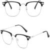 Kloiadka Auto Focus Glasses Self Adjusting, Anti Blue Light Reading for Men Women Metal Frame Adjusting (2pcs Gold,3) view 3