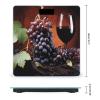 Red Wine Grapes Bathroom Scale for Body Weight Bathroom Weighing Scale with Backlit LCD Display Highly Accurate Measures Weight Up to 180kg view 2