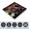 Red Wine Grapes Bathroom Scale for Body Weight Bathroom Weighing Scale with Backlit LCD Display Highly Accurate Measures Weight Up to 180kg view 3