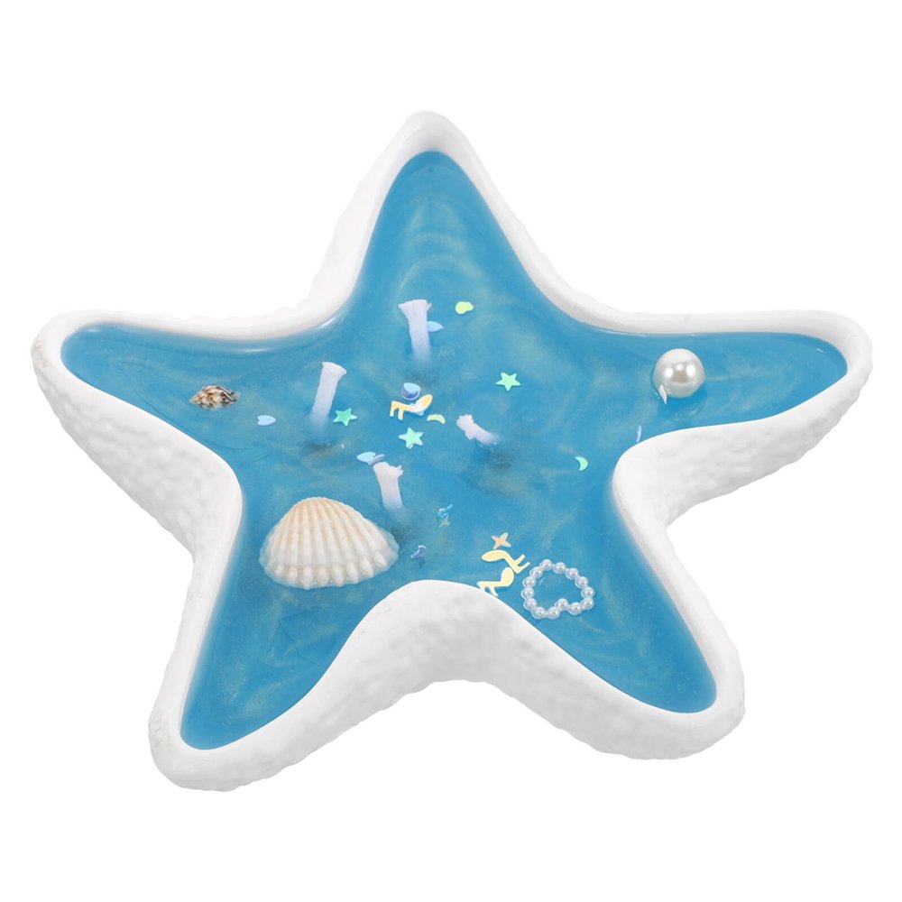 Gel Wax Sea Star Scented Candle Xmas Handmade for Bedroom Decor