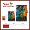 YYEPJKHMA Drawstring Pouch Colorful Music Notes Print Gift Bags For Xmas Holiday Birthday Wedding Gift Wrapping Medium view 4