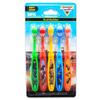 Monster Jam Toothbrush Set - Bundle with 5 Toothbrushes Featuring Trucks Plus Stickers, More | Mosnter Jam Oral Hygiene Kit for Kids and Toddlers view 3