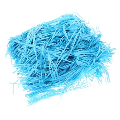 AGFELO Blue Paper Shred Filler 200g Pack for Boxes Basket Filling Packing Case Protection Decorative Crinkle Paper Shredded for Packaging Supplies