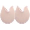 Pointe Shoe Toe Cushions 6 Pair Toe Protector Pads Women Dancers Forefoot Cushion Knitted Fabric Ballet Toe Pads Dancing Shoes Comfort Elastic Adjustable Size(8.5x7.5cm) view 1