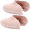 Pointe Shoe Toe Cushions 6 Pair Toe Protector Pads Women Dancers Forefoot Cushion Knitted Fabric Ballet Toe Pads Dancing Shoes Comfort Elastic Adjustable Size(8.5x7.5cm) view 2
