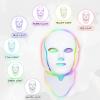 EVFOFO Red Light Therapy Mask for Face, 7 Custom Modes with 850nm NIR & 630nm Red Light, Portable LED Face Mask Light Therapy with Timer for Home Use, White view 3