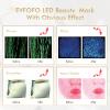 EVFOFO Red Light Therapy Mask for Face, 7 Custom Modes with 850nm NIR & 630nm Red Light, Portable LED Face Mask Light Therapy with Timer for Home Use, White view 4