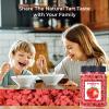 7oz Freeze Dried Strawberries Pieces - Lightly Sweetened Strawberry with Sugar, Crunchy Freeze Dried Fruit for Baking, Yogurt, Cereal, Smoothies & Dessert Toppings(200g) view 4