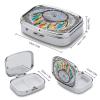 Cherry Dream Catcher Pill Case Travel Portable Pocket Pill Box 2 Compartment Medicine Case Large Capacity Daily Pill Cases Vitamin Organizer Medicine Organizer Small Pill Box view 2