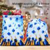 Mshutbna Graduation Gift Bags 2pcs Reusable Fabric Drawstring Gift Wrapping Bag for Presents Wrapping Party Decorations Holiday Favors 16x12 12x10 inches view 4
