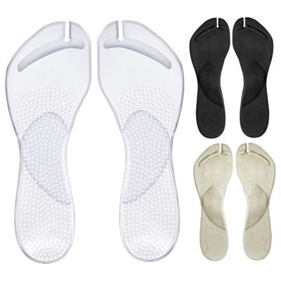 3 Pairs Arch Support for Sandals, Non-Slip Self Adhesive Sandal Insoles Gel Arch Support Cushion Improve Fit and Relieves Pain from Plantar and Flat Feet Sandal Insoles