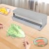GDIFLS 10-18" Film Wrapping MachineCommercial-Grade Cling Wrap Dispenser w/Safety CutterStainless Steel Food Packaging Tool for Restaurants GroceriesHeavy Duty ABS Frame view 2