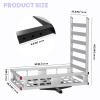 Folding Mobility Scooter Carrier, 500LBS Aluminum Alloy Trailer Hitch Mount Cargo Carrier, 50'' x 30'' x 9'' Scooter Wheelchair Carrier with Ramp, Hitch Basket for 2'' Receiver RV SUV Truck Pickup view 4