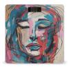 Abstract Female Face Smart Scale for Body Weight Accurate Bathroom Scale with LED Display Digital Weight Scales Weighing Machine High Precision Scales for Bath Home view 1