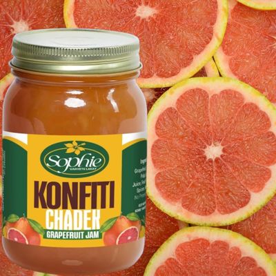 grapefruit jam, Haitian konfiti chadek