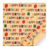 Sicrubious Wrapping Paper Roll Colourful Birthday Wrapping Paper 43300cm, For Parties Rainbow Gradient Pattern(Birthday gift) view 1