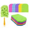 360 Electrostatic Duster Accessories with Duster Handles,High Adsorption Washable Reusable Duster,Multi-Surface Cleaning Duster for Home,Blinds,Car,Pet,Furniture,Fans (10) view 1