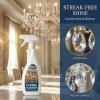 Crystal Chandelier Cleaner Spray, Easy Spray & Drip Dry Formula for Crystal, Glass & Metal Fixtures, Streak-Free Shine for Chandeliers, Ceiling Lights & Hanging Lighting, High Ceiling Cleaner 16.91 oz view 3