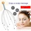 SHAOMABA 5-Claw Beaded Scalp Massager, Polyester Handheld Head Scratcher for Relaxation, Soothes Itchy Scalp & Relieves Tension, Portable Head Massager for Home Office Travel (Colors May Vary) view 2