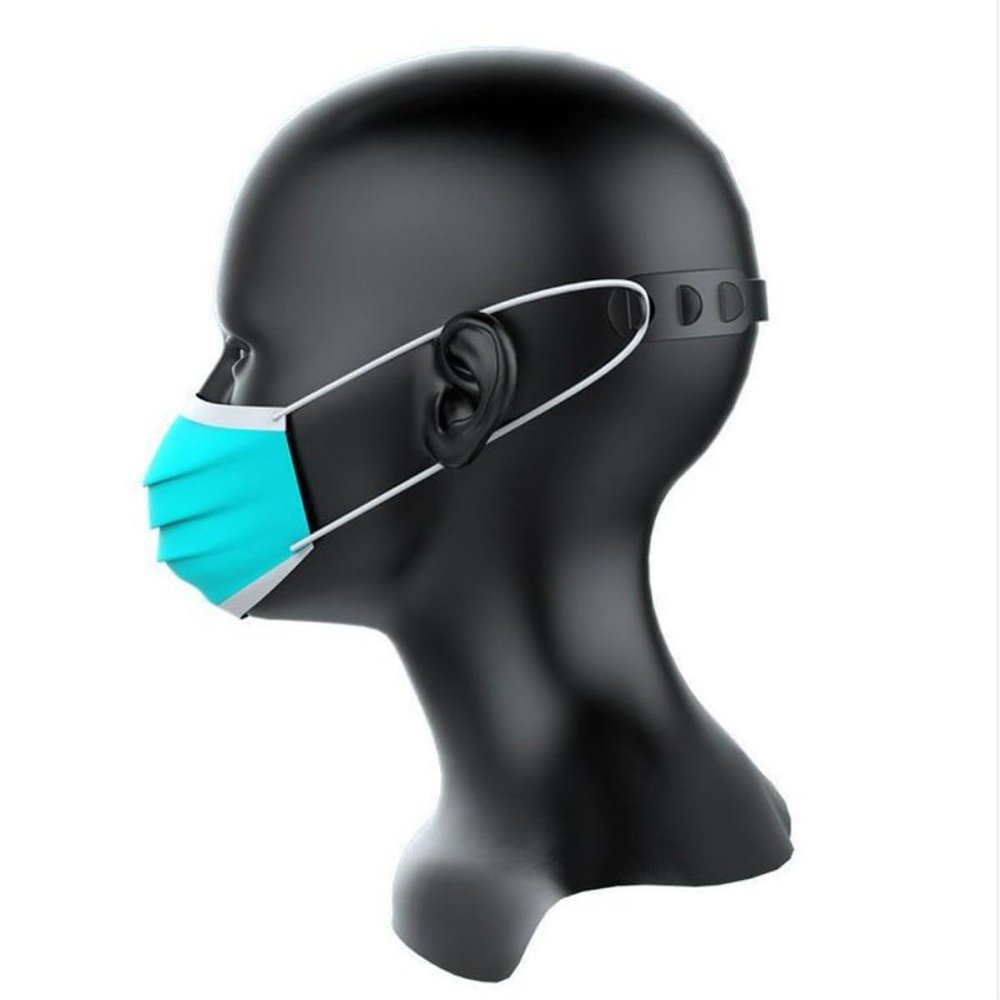 LALADEFIEE 10pcs Adjustable Mask Ear Rope Buckle Pp Soft Elastic Strap Extender Mixed Colors for Comfortable Wear and Ear Pressure Relief in Daily Use Random Color