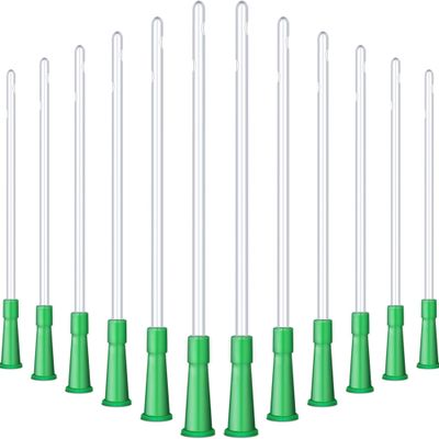 Nuanchu PVC Replacement Tubings Supplies Tubes Kit Clear Replacements Hose with Flexible Rounded End for Smooth Insert(12 FR,150 Pieces)