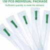 Nuanchu PVC Replacement Tubings Supplies Tubes Kit Clear Replacements Hose with Flexible Rounded End for Smooth Insert(12 FR,150 Pieces) view 3