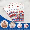 4th of July Disposable Paper Napkins, 100 Pcs Patriotic Napkins for Bathroom, 250th Anniversary Red White Blue Buffalo Plaid Napkins for Independence Day Memorial Day Party Supplies view 2