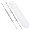 2 Pack Stainless Steel Ear Wax Removal Tool, Ear Pick Spoon Cleaner with Storage Box, Portable Ear Scraper for Effective Ear Care view 1