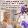 360 Electrostatic Reusable Duster Refills, Reusable Dusters for Cleaning with Standard Handles, High Adsorption Duster, Fits Most Standard Duster Wet Dry Cleaning, for Home Office Car (10pcs) view 3
