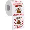 10th Birthday Gifts, Happy Prank Toilet Paper for Boy or Girl, 10th Birthday Decorations for Daughter Son, 10 Year Old Birthday Novelty Gift, Funny Gag Bday Present for Him, Her view 1