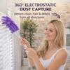 360 Electrostatic Reusable Duster Refills, Reusable Dusters for Cleaning with Standard Handles, High Adsorption Duster, Fits Most Standard Duster Wet Dry Cleaning, for Home Office Car (6pcs) view 2