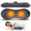 HUADUO-BEAUTY 3-in-1 Upadate Rechargeable Electric Back Massager with Heat Vibration Airbag Deep Tissue Relief for Lumbar Back Adjustable Modes Cordless Portable Design for Home/Office/Car view 1