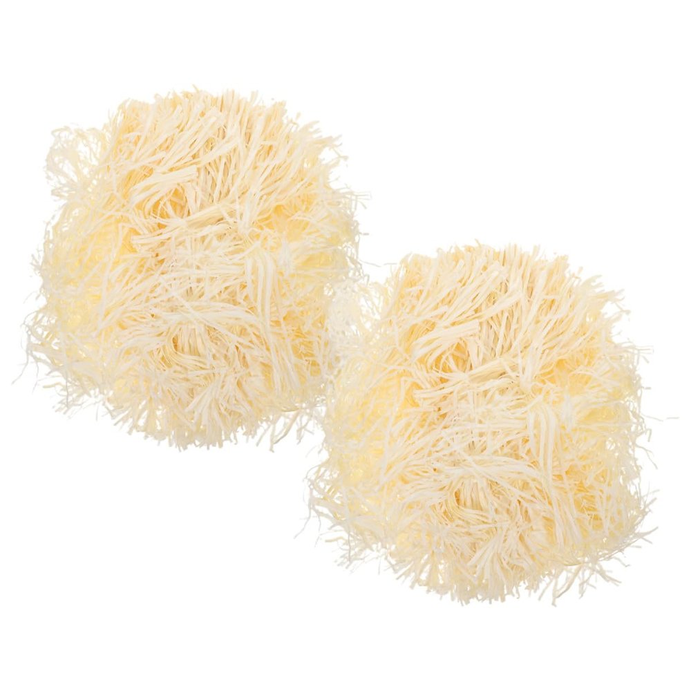 ARTSEWPLY Box Filler Shredded Paper 200g (2 Packs) Raffia Grass Crinkle Cut Filler for Boxes and Basket Filling, Natural Ivory Paper Shreds for Wedding, Birthday, and Holiday Packaging
