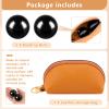 AceOrbit Baoding Balls Set of 2, Chinese Stress Relief Hand Exercise Balls with Leather Pouch, 1.89 Inch Black Obsidian, Finger Exercise and Wrist Strength Training view 2