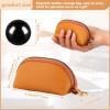 AceOrbit Baoding Balls Set of 2, Chinese Stress Relief Hand Exercise Balls with Leather Pouch, 1.89 Inch Black Obsidian, Finger Exercise and Wrist Strength Training view 3