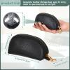 AceOrbit Baoding Balls Set of 2, Chinese Stress Relief Hand Exercise Balls with Leather Pouch, 1.89 Inch Dark Grey Marble, Finger Exercise and Wrist Strength Training view 3