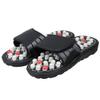 Mipcase Foot Massage Slippers for Women with Acupressure Pressure Points Indoor Feet Massager Tool for Household Relaxation Size 42-43 Black with White Beads view 1