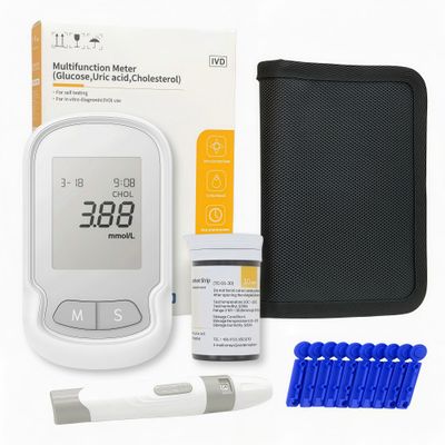 WR-30 Cholesterol Test Meter Cholesterol Monitor Kit - Total Cholesterol Testing with Quick Results, Includes 10 Test Strips and Lancets (Cholesterol Check Only)