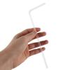 NULYLU Flexible Plastic Curved Straws 5 Packs 21x0.5cm Bendable Milk Tea Smoothie Drinking Straws for Parties and Hot Cold Beverages view 4