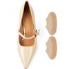 ROMISBABA Non-Slip Heel Pads for High Heels Self-Adhesive Trimmable Skin-Tone Inserts for Womens Shoes Anti-Friction Back Cap Protectors view 4
