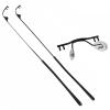 10Pcs Glasses Nose Bridge Glasses Nose Support Arms Frame Metal Frameless Optical Frame Nose Bridge Bracket Glasses Repair Accessories(Black) view 1
