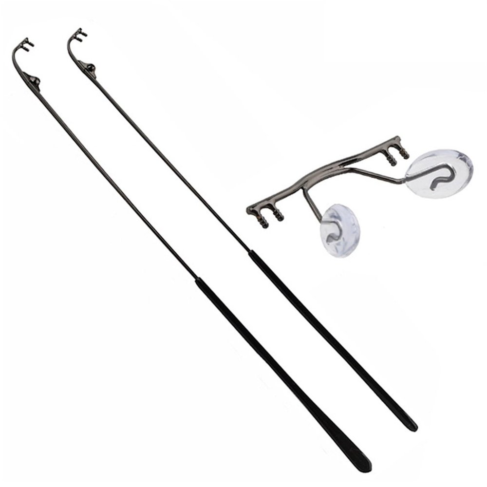10Pcs Glasses Nose Bridge Glasses Nose Support Arms Frame Metal Frameless Optical Frame Nose Bridge Bracket Glasses Repair Accessories(Gray)