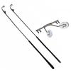 10Pcs Glasses Nose Bridge Glasses Nose Support Arms Frame Metal Frameless Optical Frame Nose Bridge Bracket Glasses Repair Accessories(Gray) view 1