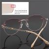 10Pcs Glasses Nose Bridge Glasses Nose Support Arms Frame Metal Frameless Optical Frame Nose Bridge Bracket Glasses Repair Accessories(Gray) view 3