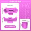Hair Washing Station for Kids, Toddlers, Children, Teens, Portable Shampoo Bowl for use on Bathtub or Sink, Silicone Hair Washing Station with Suction Cups, Neck Support, Head Support (Fuchsia) view 2