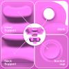 Hair Washing Station for Kids, Toddlers, Children, Teens, Portable Shampoo Bowl for use on Bathtub or Sink, Silicone Hair Washing Station with Suction Cups, Neck Support, Head Support (Fuchsia) view 4