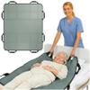 NurtureCare Upgraded 3-Layer Positioning Bed Pad with Handles, Transfer & Slide Sheet for Elderly Care, Waterproof Washable Draw Sheet for Turning, Lifting & Repositioning (48" x 40", Sage) view 1
