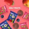 Bob Snail Fruit Roll Ups 42oz Strawberry & Blueberry Flavor Mix, Real Fruit Snacks with No Added Sugar, Vegan & Gluten-Free, Value Pack of 120 Rolls (1200g) view 4